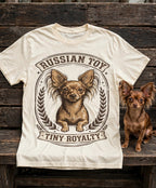 'Tiny Royalty' Russian Toy T-Shirt in Butter