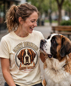 'Rescue Royalty' Saint Bernard T-Shirt — alternate view