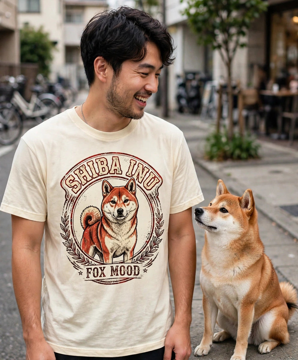'Fox Mood' Shiba Inu T-Shirt — alternate view