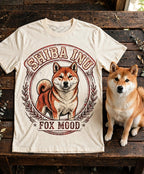 'Fox Mood' Shiba Inu T-Shirt in Butter