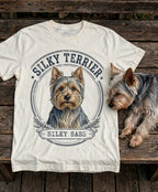 'Silky Sass' Silky Terrier T-Shirt in Butter