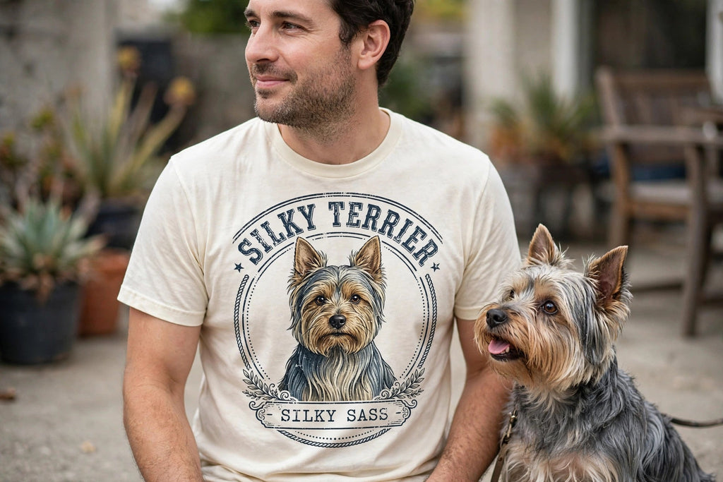 'Silky Sass' Silky Terrier T-Shirt — alternate view