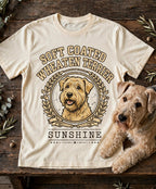 'Sunshine' Soft Coated Wheaten Terrier T-Shirt in Butter