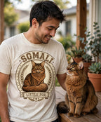'Little Fox' Somali Cat T-Shirt — alternate view