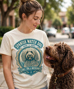'Waterproof' Spanish Water Dog T-Shirt — alternate view