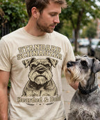 'Bearded & Bold' Standard Schnauzer T-Shirt — alternate view