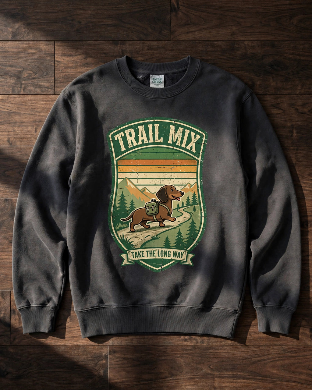 Dachshund Trail Mix Sweatshirt