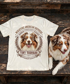 'Tiny Tornado' Mini American Shepherd T-Shirt in Butter