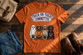 'Trick-or-Treat Committee –' Dachshund T-Shirt in Burnt Orange