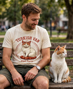 'Pool Party' Turkish Van Cat T-Shirt — alternate view
