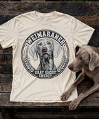 'Gray Ghost' Weimaraner T-Shirt in Butter