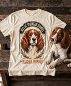 'Welshie Wonder' Welsh Springer Spaniel T-Shirt in Butter