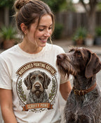 'Scruffy Point' Wirehaired Pointing Griffon T-Shirt — alternate view