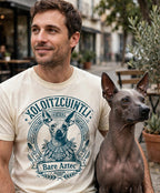 'Bare Aztec' Xoloitzcuintli T-Shirt — alternate view