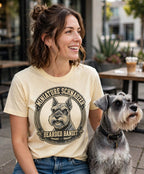 'Bearded Bandit' Miniature Schnauzer T-Shirt — alternate view