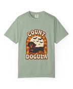 Dachshund Count Dogula Halloween Tee - Bay