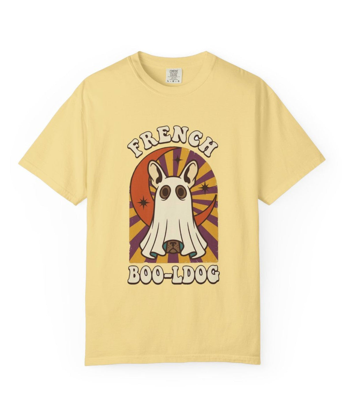 French Bulldog Boo-Ldog Halloween Tee - Butter