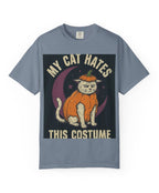 Cat My Cat Hates This Costume Halloween Tee - Blue Jean