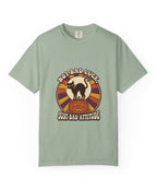 'Not Bad Luck, Just Bad Attitude' Black Cat Halloween T-Shirt — alternate view