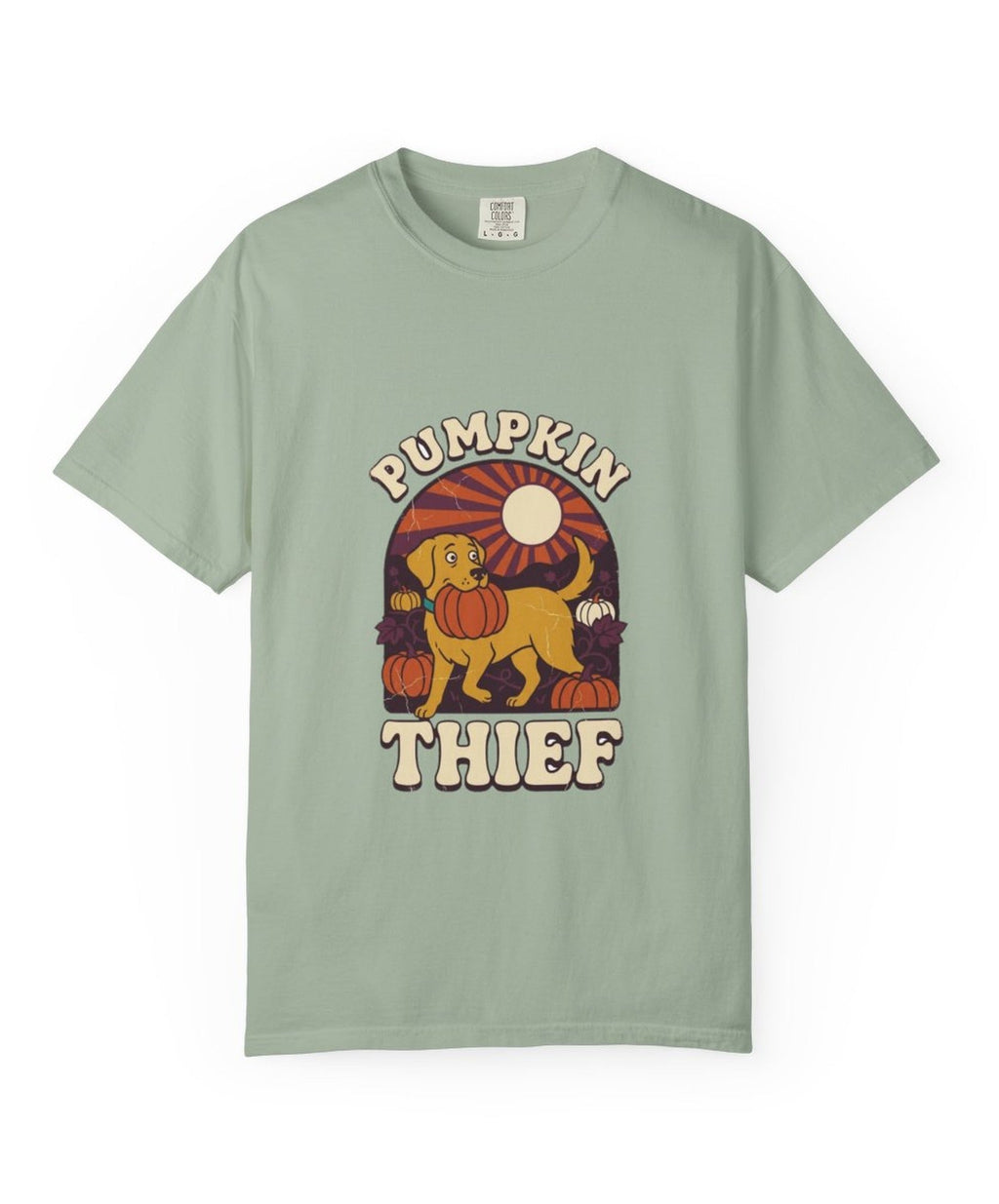 Labrador Pumpkin Thief Halloween Tee - Bay