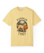 Labrador Pumpkin Thief Pumpkin Patch Halloween Tee - Butter mockup