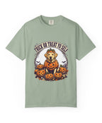 Labrador Trick or Treat Yo Self Halloween Tee - Bay mockup