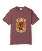 'Long Dog Don't Care' Dachshund T-Shirt — alternate view