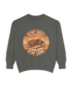 'Stay Cozy Stay Long' Dachshund Sweatshirt — alternate view