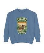 Dachshund Trail Mix Sweatshirt mockup - Blue Jean
