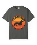 Dachshund Wiener Takes All Tee mockup - Pepper