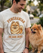 'Big Bark Energy' Pomeranian T-Shirt — alternate view