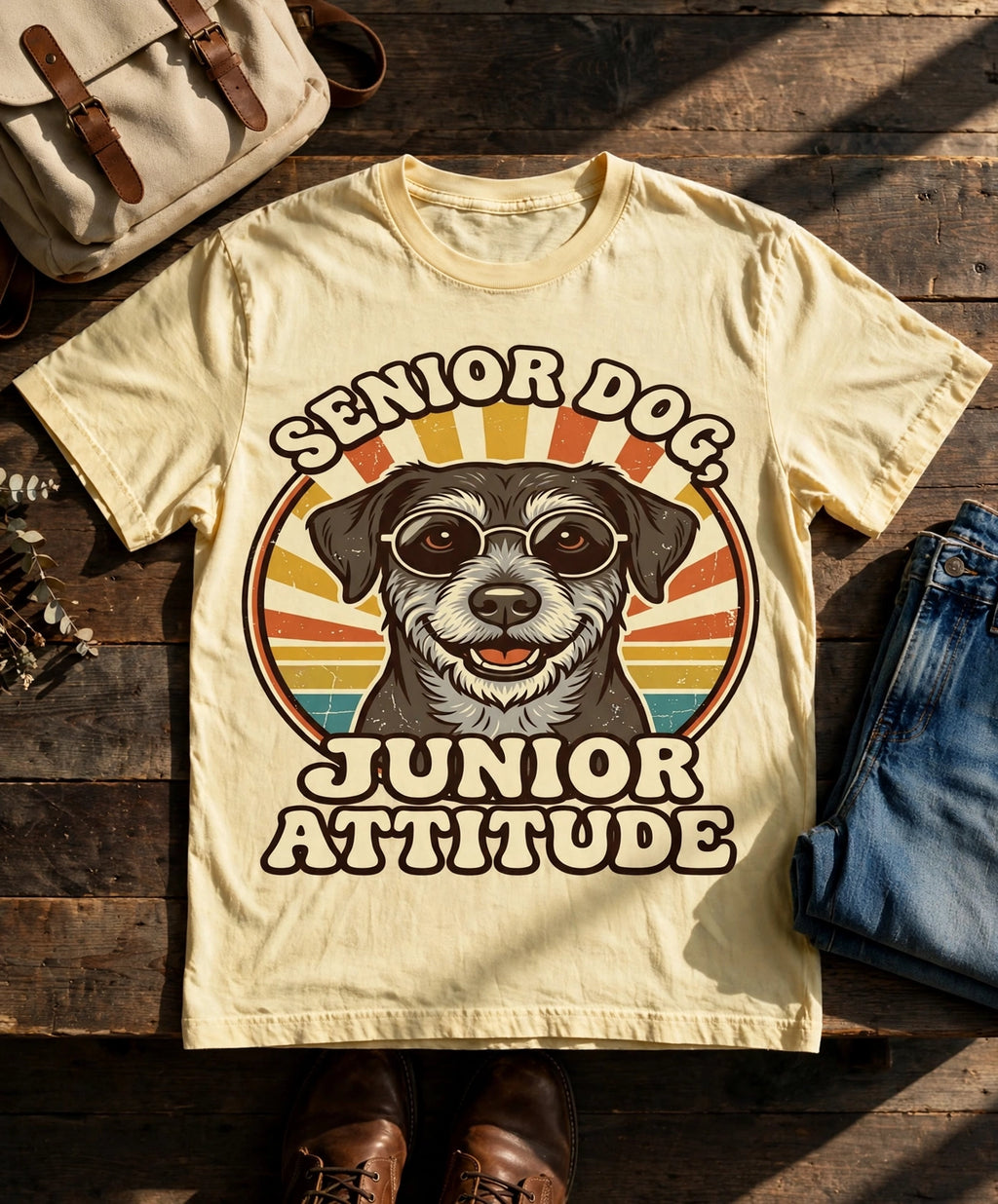 Senior Dog, Junior Attitude Tee