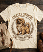 'Temple Lion' Tibetan Spaniel T-Shirt — alternate view